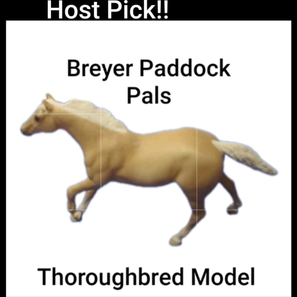 Vintage Breyer Paddock Pals Palamino Thoroughbred Stallion Rare Mint Condition